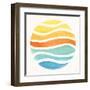 Summer Breeze X-Veronique Charron-Framed Art Print