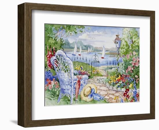 Summer Breeze-Barbara Mock-Framed Giclee Print