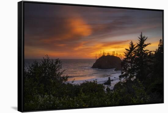 Summer Burn at Trinidad Beach, Humboldt County-Vincent James-Framed Stretched Canvas