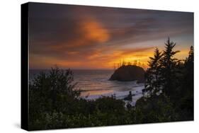 Summer Burn at Trinidad Beach, Humboldt County-Vincent James-Stretched Canvas