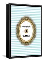 Summer Button-Martina Pavlova-Framed Stretched Canvas