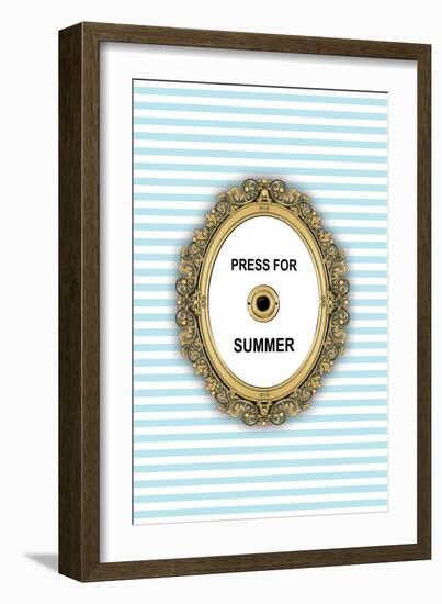 Summer Button-Martina Pavlova-Framed Art Print