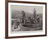 Summer by the Sea, the Diving Raft-Arthur Hopkins-Framed Giclee Print