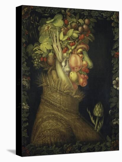 Summer, c.1573-Giuseppe Arcimboldo-Stretched Canvas