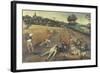 Summer, c.1624-Pieter Brueghel the Younger-Framed Giclee Print