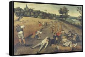 Summer, c.1624-Pieter Brueghel the Younger-Framed Stretched Canvas