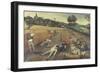 Summer, c.1624-Pieter Brueghel the Younger-Framed Giclee Print