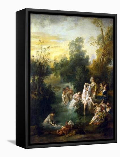 Summer, C1730-Nicolas Lancret-Framed Stretched Canvas