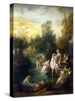 Summer, C1730-Nicolas Lancret-Stretched Canvas