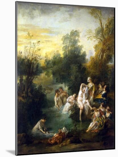 Summer, C1730-Nicolas Lancret-Mounted Giclee Print