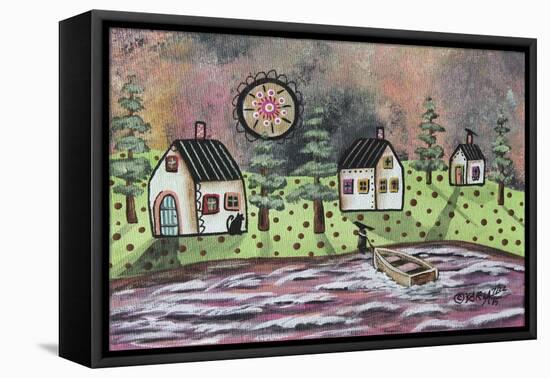 Summer Cabins-Karla Gerard-Framed Stretched Canvas