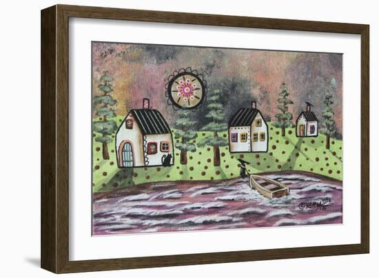 Summer Cabins-Karla Gerard-Framed Giclee Print