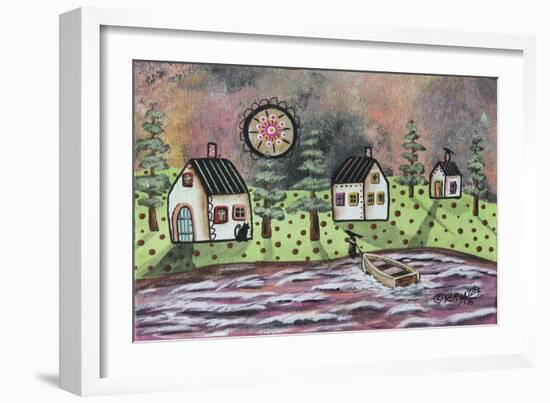 Summer Cabins-Karla Gerard-Framed Giclee Print