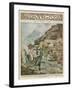 Summer Camp for Women Members of the Italian Alpine Club High in the Mountains-Alfredo Ortelli-Framed Art Print