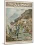 Summer Camp for Women Members of the Italian Alpine Club High in the Mountains-Alfredo Ortelli-Mounted Art Print