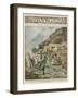 Summer Camp for Women Members of the Italian Alpine Club High in the Mountains-Alfredo Ortelli-Framed Art Print