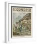 Summer Camp for Women Members of the Italian Alpine Club High in the Mountains-Alfredo Ortelli-Framed Art Print