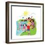 Summer Camp - Jack & Jill-null-Framed Giclee Print