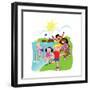 Summer Camp - Jack & Jill-null-Framed Giclee Print