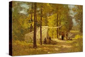 Summer Camp-Theodore Clement Steele-Stretched Canvas