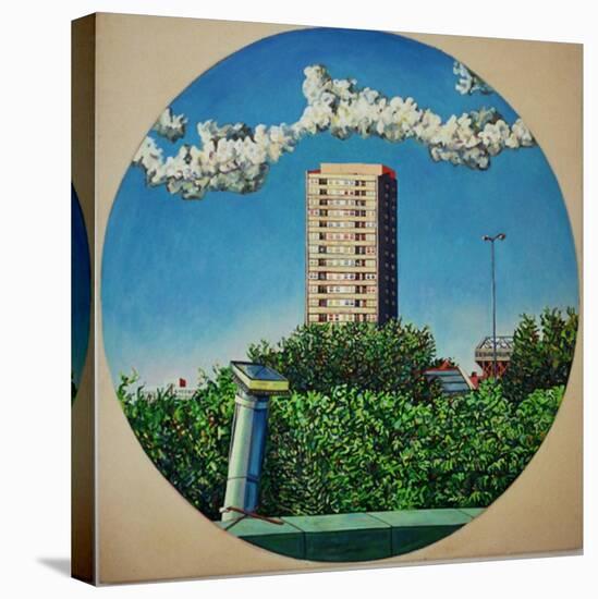 Summer Canning Town-Noel Paine-Stretched Canvas
