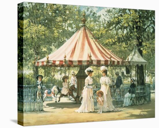 Summer Carousel-Alan Maley-Stretched Canvas