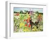 Summer Cat-Hilary Jones-Framed Giclee Print