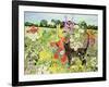 Summer Cat-Hilary Jones-Framed Giclee Print