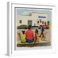 Summer City Stoop, 2000-Colin Bootman-Framed Giclee Print