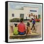 Summer City Stoop, 2000-Colin Bootman-Framed Stretched Canvas