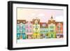 Summer Cityscape-LisaShu-Framed Art Print