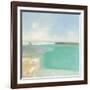 Summer Coastline-Julia Purinton-Framed Art Print