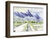 Summer Comes to Northern Japanese Alps-Kenji Fujimura-Framed Art Print