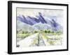 Summer Comes to Northern Japanese Alps-Kenji Fujimura-Framed Art Print