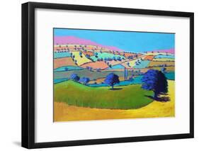 Summer Coombe, 2021 (acrylic on board)-Paul Powis-Framed Giclee Print