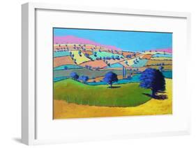 Summer Coombe, 2021 (acrylic on board)-Paul Powis-Framed Giclee Print