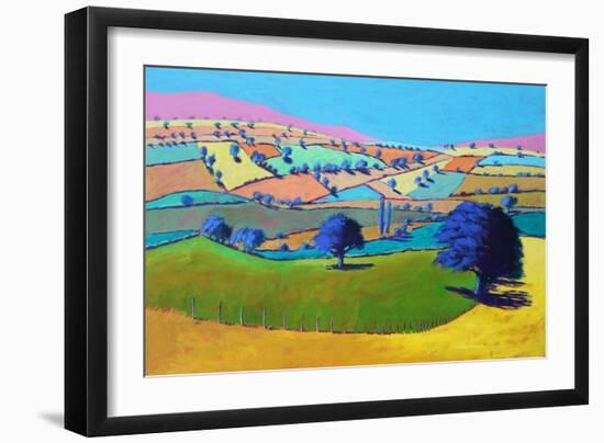 Summer Coombe, 2021 (acrylic on board)-Paul Powis-Framed Giclee Print