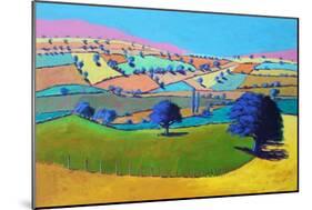 Summer Coombe, 2021 (acrylic on board)-Paul Powis-Mounted Giclee Print