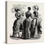 Summer Costumes, 1882, Fashion-null-Stretched Canvas