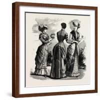 Summer Costumes, 1882, Fashion-null-Framed Giclee Print