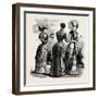 Summer Costumes, 1882, Fashion-null-Framed Giclee Print