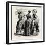 Summer Costumes, 1882, Fashion-null-Framed Giclee Print