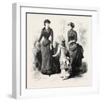 Summer Costumes, Fashion, 1884, UK-null-Framed Giclee Print