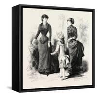 Summer Costumes, Fashion, 1884, UK-null-Framed Stretched Canvas