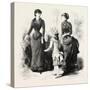 Summer Costumes, Fashion, 1884, UK-null-Stretched Canvas