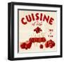 Summer cuisine cake-Galith Sultan-Framed Art Print