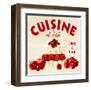 Summer cuisine cake-Galith Sultan-Framed Art Print