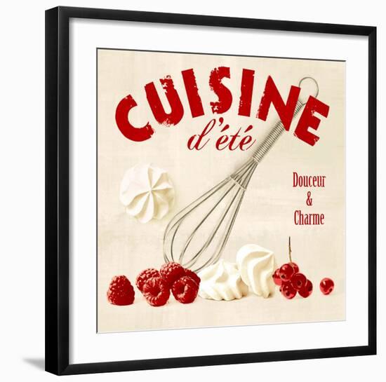 Summer cuisine whip-Galith Sultan-Framed Art Print