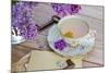 Summer Cup of Tea with Lilac-neirfy-Mounted Photographic Print