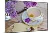 Summer Cup of Tea with Lilac-neirfy-Mounted Photographic Print
